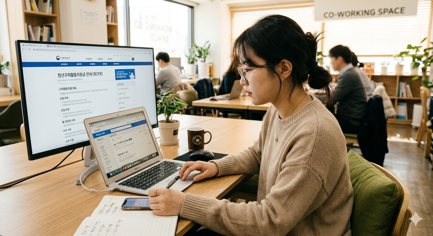 청년 구직활동 지원 제도 확인 이미지