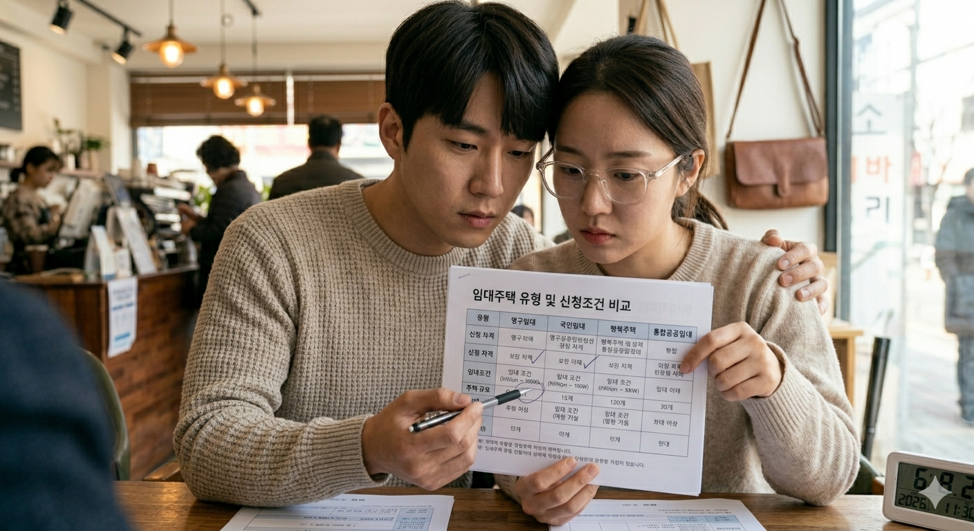 임대주택 유형별 차이 이미지